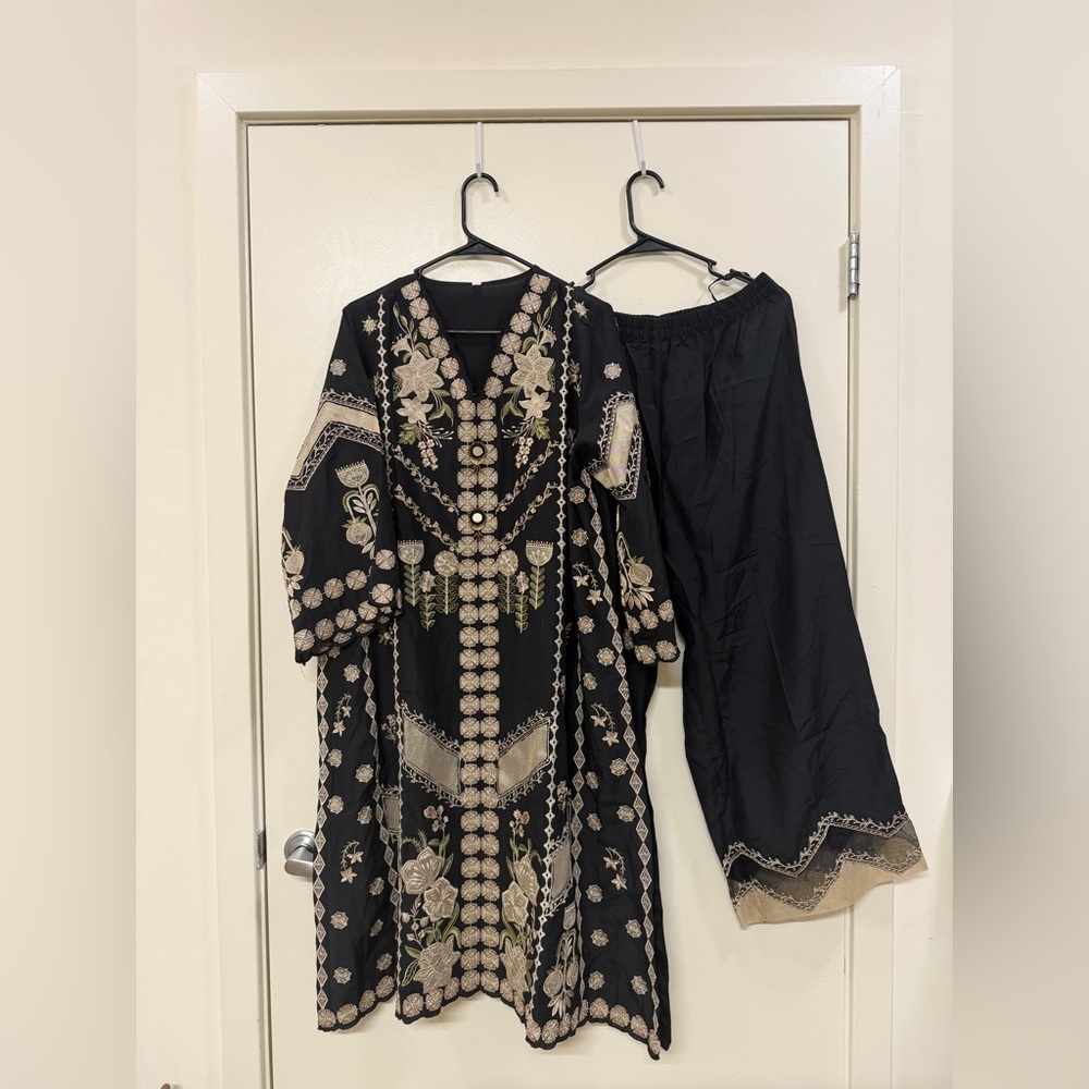 Embroidered kurti and pants
